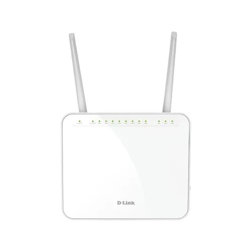 маршрутизатор/ DVG-5402G/R1A AC1200 Wi-Fi Router, 1000Base-T WAN, 4x1000Base-T LAN, 2x5dBi external antennas, 2xFXS+USB ports, 3G/LTE support