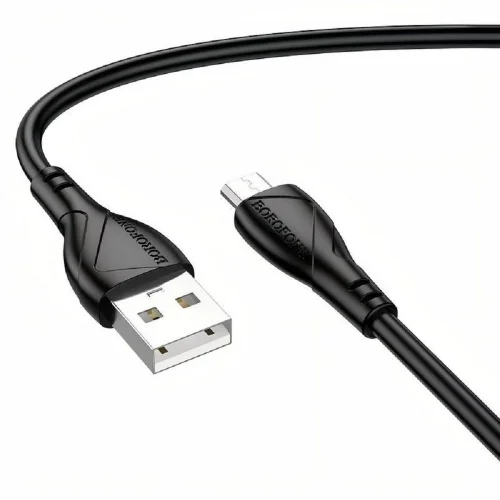 BOROFONE BX121/ USB кабель Micro/ 1m/ 2.4A/ черный (B-23047) фото 3