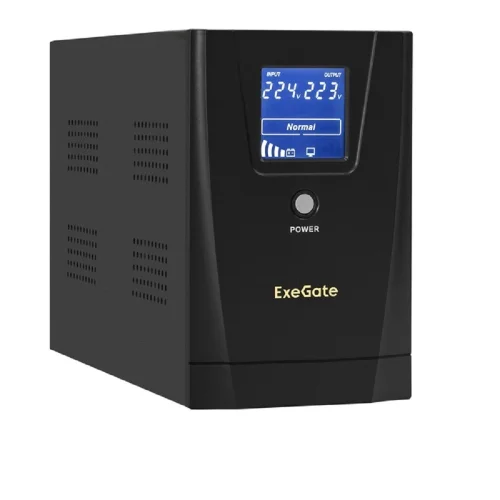 Exegate EX292633RUS ИБП ExeGate SpecialPro Smart LLB-2200.LCD.AVR.1SH.2C13.RJ.USB
