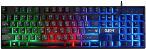 DEFENDER Glion C-123 Игровой набор (RU,Light,мышь+клавиатура) (45123) фото 2