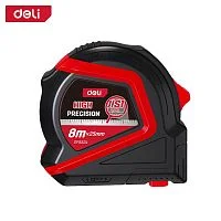 Рулетка с магнитным зацепом Deli DP5524 8м*25мм, метрическая
