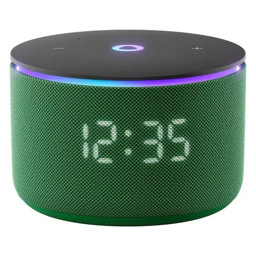 Умная колонка Яндекс Станция Мини 3 Про с Алисой, Zigbee, зеленый, YNDX-00059GRN
