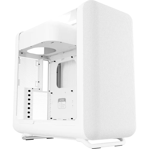 Корпус без блока питания/ Case HYTE X50, Midi-Tower, TG, no fans, 2xUSB-A 3.2, 1xUSB Type-C, E-ATX, ATX, mATX, mITX White Snow (CS-HYTE-X50G-WW)