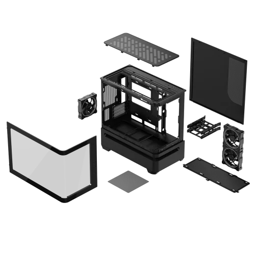 Корпус для Компьютер ASUS PRIME AP202 TG ARGB BLACK (90DC00P0-B19000) фото 17