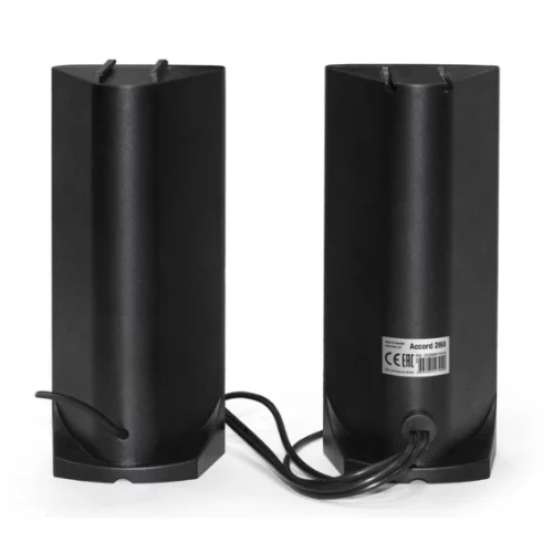 ExeGate Accord 280 (питание USB, Bluetooth, 2х3Вт (6Вт RMS), 60-20000Гц, цвет черный, RGB подсветка, с возможностью трансформации в саундбар, Color Box) (EX289681RUS) фото 3