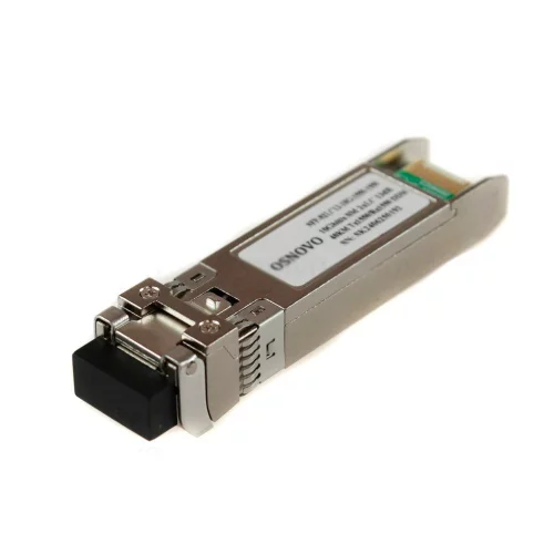 Oптический SFP+ модуль OSNOVO SFP-S2LC13-10G-1550-1550 Оптический SFP Модуль 10G. Два волокна Single Mode. Скорость: 10 Гбит/c. Тип разъема: 2LC. Оптический бюджет: 13дБ. Расстояние передачи - до 40км. Рабочая длина волны,н
