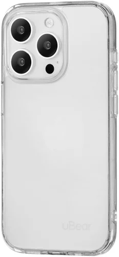 Чехол (клип-кейс) uBear для Apple iPhone 15 Pro Real Case прозрачный (CS249TT61PRL-I23)