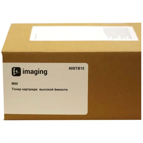 Картридж F+ imaging 15000 стр. черный (60STB15) фото 2