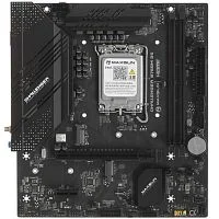 MAXSUN MS-B760M I-CAFE D4 (Socket 1700, mATX, 2*DDR4(64Gb), DP/HDMI, 2*SATA3, 3*M.2, 1*PCIEx16/1*PCIEx4, 6*USB 2.0, 2*USB 3.2 Gen1, LAN 1*2,5G, ARGB, black-red, RTL)