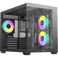 Корпус Компьютер без блока питания/ Case Ocypus Gamma C54 BK ARGB, Midi-Tower, TG, 3x120mm ARGB, 1xUSB-A 3.0 + 2xUSB 2.0, mATX, mITX Black (GAMMA-C54-BKD300XX-GL)