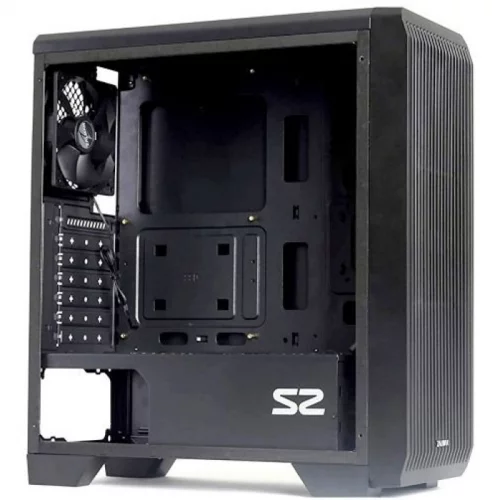 Корпус Zalman S2, черный, без БП, 2x2.5