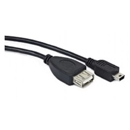 Gembird/ Cablexpert A-OTG-AFBM-002 AF/ Mini-BM, Кабель USB 2.0 OTG , 0.15м, пакет