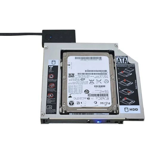 ORIENT Адаптер UHD-2SC9, для 2.5” SATA HDD для установки в SATA отсек оптического привода ноутбука 9.5 мм (30262) фото 3