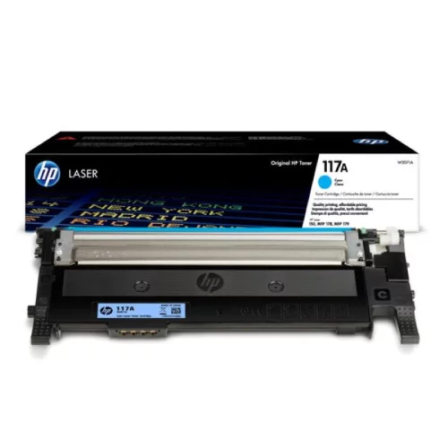 Тонер-картридж/ HP 117A Cyan Original Laser Toner Cartridge (W2071A) фото 2