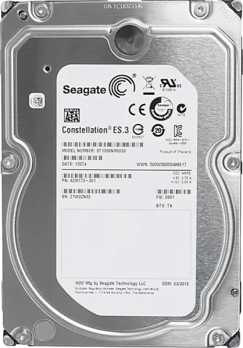 Жесткий диск/ RECERTIFIED HDD Seagate SATA3 1Tb Constellation ES.3 7200 128Mb 1 year warranty (replacement ST1000NM0008, ST1000NM000A, MG04ACA100N, HUS722T1TALA604) RECERTIFIED (ST1000NM0033)