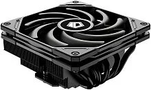 Cooler ID-Cooling IS-55 BLACK LGA1700/ 1200/ 115X/ AM5/ AM4 низкопрофильный высота 55mm (27шт/ кор, TDP 125W, PWM, 5 тепл.трубок + медная база, FAN 120mm, черный