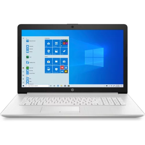 Ноутбук HP 17-by3027ur 17.3 FHD/ Core i5-1035G1/ 8GB/ 128GB SSD + 1TB/ noODD/ GeForce MX330 2GB/ WiFi/ BT/ Win10/ серебристый (13D77EA)