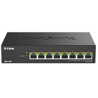 Коммутатор D-Link DMS-108P/A1A 8x2.5Гбит/с 8PoE 230W неуправляемый