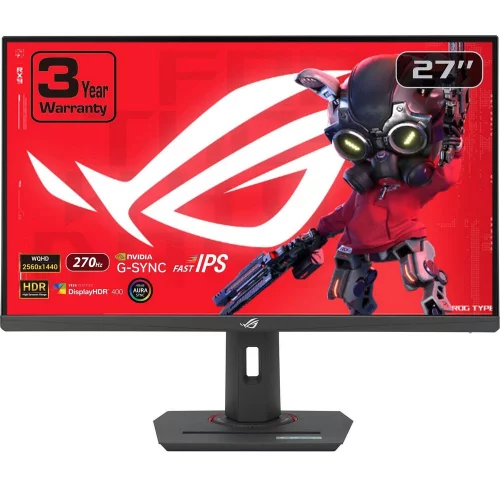 Монитор 27 XG27ACMG IPS WQHD(2560x1440) 270Hz USB-C DP HDMI 1ms(GTG) 400cd/ ㎡ 16:9 (90LM0A60-B01370)