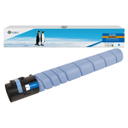 Тонер-картридж G&G toner-cartridge for Konica Minolta bizhub C227/ bizhub C287 cyan without chip 21000 pages TN-221C A8K3450 гарантия 36 мес. (GG-TN221C)