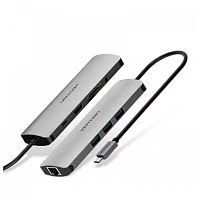 Эскиз USB хаб Vention Type C 9 в 1 (TPYBB)