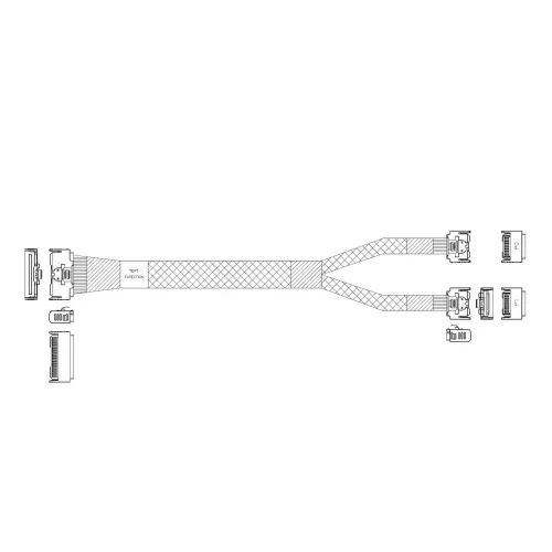 Кабель Supermicro CBL-MCIO-1235M5FY