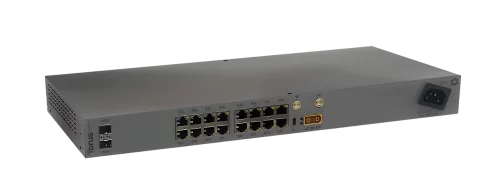 Коммутатор/ L3 управляемый коммутатор TORUS S1-1-16L, 24х10/ 100/ 1000 Mbps RJ45, 2x 10 GbE SFP+ , LTE (wideband) CAT9, 4 eSIM, Консольный порт USB Type C, 16к MAC-адресов, 1 встроенный БП, AC: 90–260 В (S1-A-G-B01-S10G02-E01G16-A00B00P00:T/DC/L)