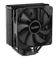 Кулер для процессора/ CPU Cooler PCCooler PALADIN EX400 (180W, 4-pin PWM, 157mm, Al/Cu, 4x6mm, 1x120mm, 73.6CFM, 28.6dBA, 1800RPM, S: 1851/1700/1200/115X, AM5/AM4, black)