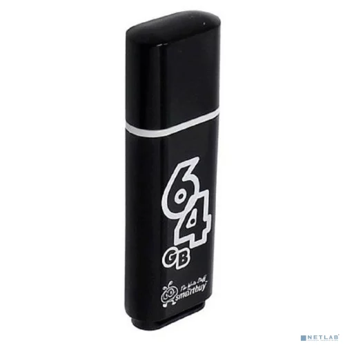 Smartbuy USB Drive 64Gb Glossy series Black SB64GBGS-K