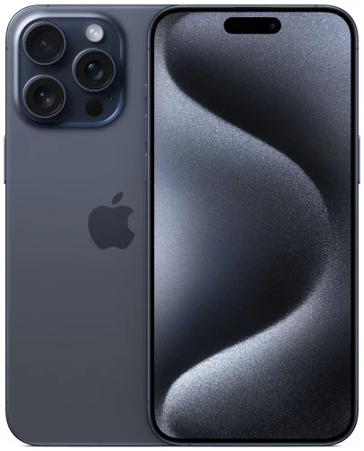 Смартфон Apple A3108 iPhone 15 Pro Max 1Tb синий титан моноблок 3G 4G 2Sim 6.7 1290x2796 iOS 17 48Mpix 802.11 a/ b/ g/ n/ ac/ ax NFC GPS Protect (MU613ZA/A)