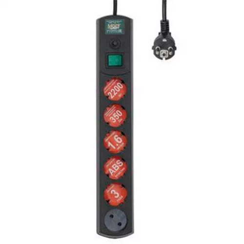 Сетевой фильтр Most LRG 1.6м (6 розеток) черный (LRG 6-1.6BK)