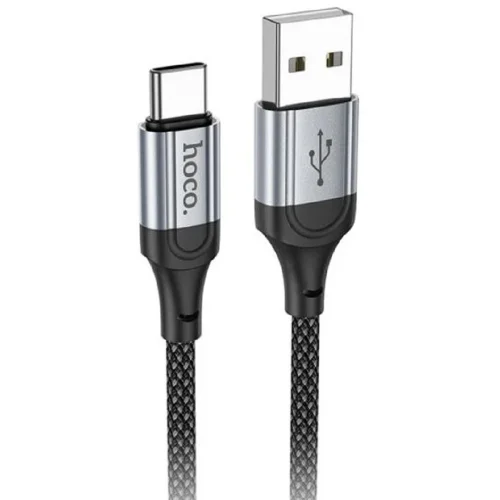 HOCO Кабель USB2.0 Hoco AM/ Type-C, 3А, X102, 1м, черный, коробка (HC-08770)