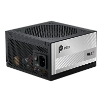 Блок питания MSI PRO A850PL PCIE5 850W, 80+ Platinum, полностью модульный, ATX 3.1, PCIE5.1, RTL (306-7ZPLY11-HD8)