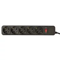 Сетевой фильтр PC Pet AP01006-1.8-BK 1.8 м 5 розеток EURO черный