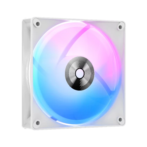 Вентилятор для корпуса Ocypus Delta F12 WH ARGB, 120x120x25mm, 4-PIN PWM, 500-2000 RPM, 29 DBA MAX, HYDRO BEARING