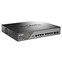 Сетевой коммутатор/ Smart L2 Surveillance Switch 8х1000Base-T PoE 802.3bt 90W, 2x1000Base-X SFP, PoE Budget 242W, Long-range PoE up to 250m (DSS-200G-10MPP/A1A)