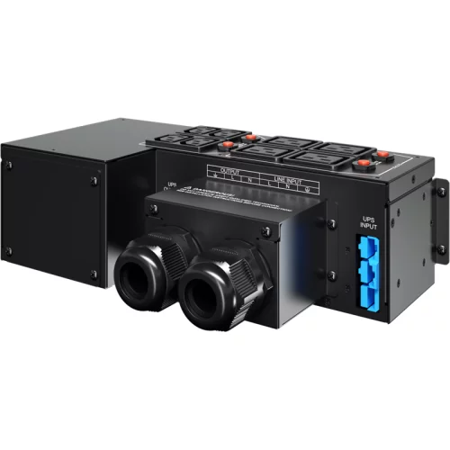 CyberPower Байпас MBP60AHVIEC82U 5кВа – 10кВа; 2U; Клемная колодка x 1; IEC C13 x 4; IEC C19 x 4; (ШхВхГ) 288 x 88 x 141; 2,8кг