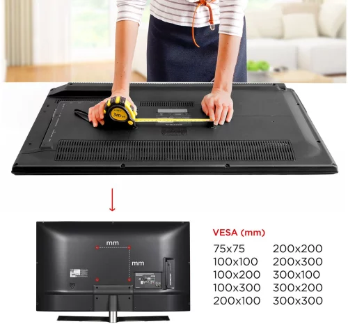 Кронштейн для телевизора Holder LCDS-5010 черный металлик 20-40 макс.45кг настенный наклон (LCDS-5010 METALLIC) фото 8