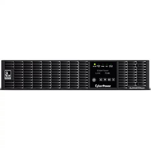 ИБП CyberPower OL2000ERTXL2U, Rackmount, Online, 2000VA/1800W, 8 IEC-320 С13, 1 IEC C19 розеток, USB&Serial, RJ11/RJ45, SNMPslot, LCD дисплей, Black, 0.5х0.8х0.2м., 38кг./ UPS Online CyberPower OL2000ERTXL2U 2000VA/1800W USB/RS-232/Dry/EPO/SNMPslot/RJ11/4