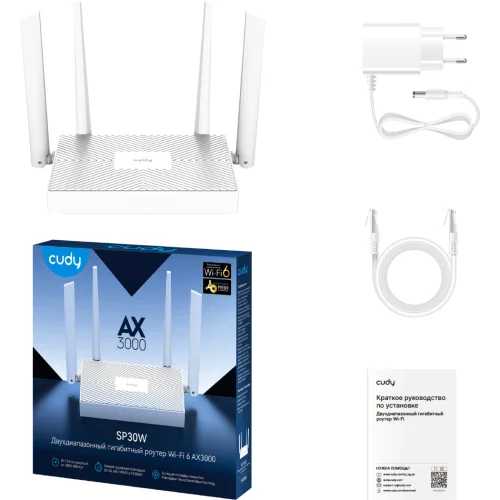 Маршрутизатор/ AX3000 Gigabit Wi-Fi 6 Mesh Router (SP30W) фото 3