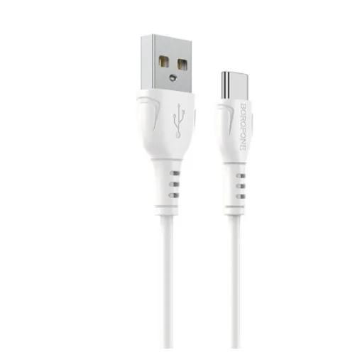 BOROFONE BX51/ USB кабель Type-C/ 1m/ 3A/ White (B-43947)
