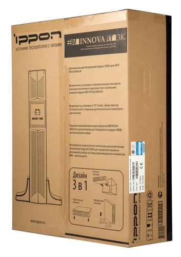 Ippon Дополнительная батарея для Innova RT 3K 2U/ EBM {} (626116) фото 14