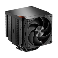 Кулер для процессора/ CPU Cooler PCCooler RZ620Pro TC BK (265W, 4-pin PWM, 160mm, Al/Cu, 6x6mm, 2x120mm, 80CFM, 36.2dBA, 2400RPM, S: 1851/1700/1200/115X, AM5/AM4, black)