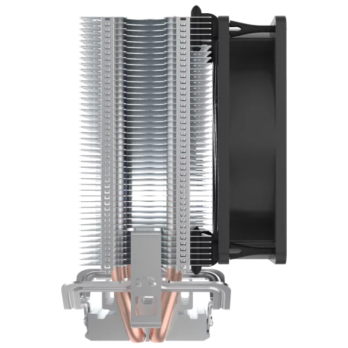 Кулер для процессора/ CPU Cooler PCCooler S93 V2 (100W, 3-pin, 125mm, Al/Cu, 2x6mm, 1x92mm, 48CFM, 22dBA, 2200RPM, S: 1700/1200/115X, AM5/AM4, silver, black) фото 6