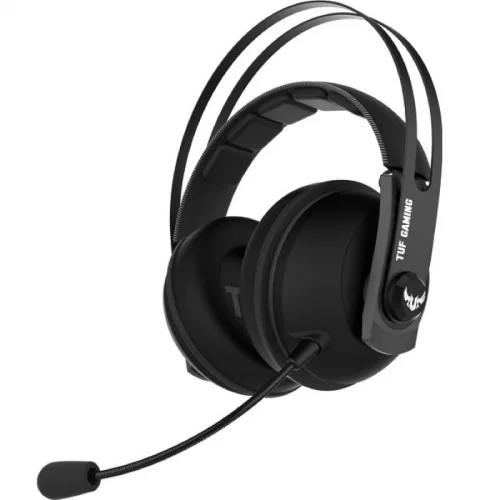Гарнитура ASUS TUF GAMING H7 чёрно-серая, проводная, 1.2 м, mini jack 3.5 mm (90YH021G-B1UA00)