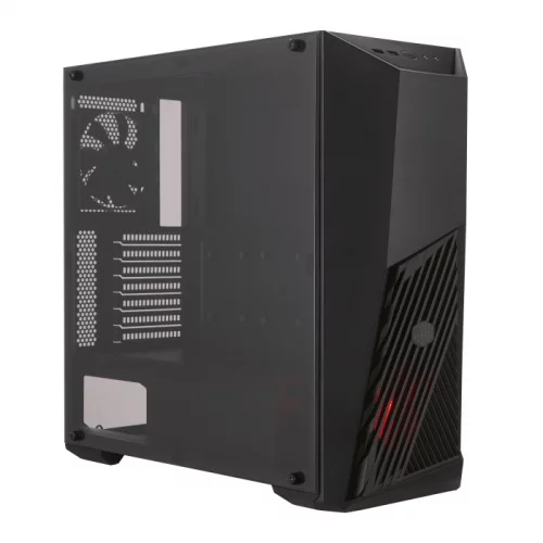 Корпус Cooler Master MasterBox K501L, черный, без БП, 2x3.5