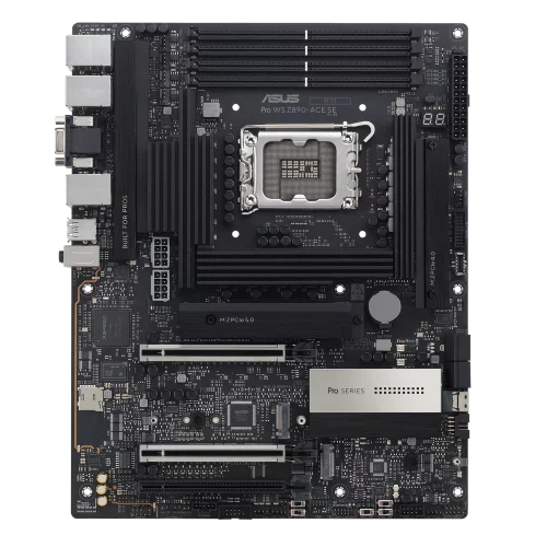Материнская плата ASUS PRO WS Z890-ACE SE LGA1851 ATX 4хDDR5 3xPCIEx16 4xM.2 Thunderbolt USB-C HDMI 2.5GLAN 10GLAN (90MB1JC0-M0EAY0) фото 2