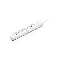 Perfeo сетевой фильтр "POWER STREAM", 2500W, 1,5м, 5 розеток, белый. (PF_C3963)