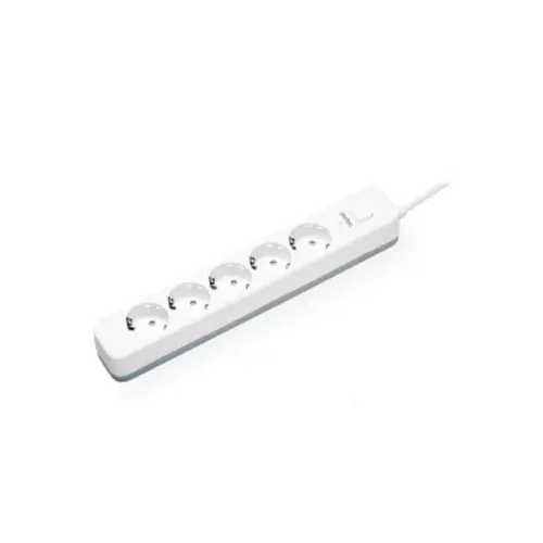 Perfeo сетевой фильтр POWER STREAM, 2500W, 1,5м, 5 розеток, белый. (PF_C3963)