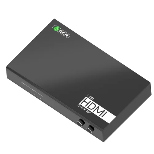 GCR PRO Конвертер Audio HDMI 2.0, HDCP 2.2, 18G, HDR, 4K60Hz, 4:4:4, поддержка ARC, EDID, HDMI 1x1, аудио SPDIF/AUX выход, GCR-54697
